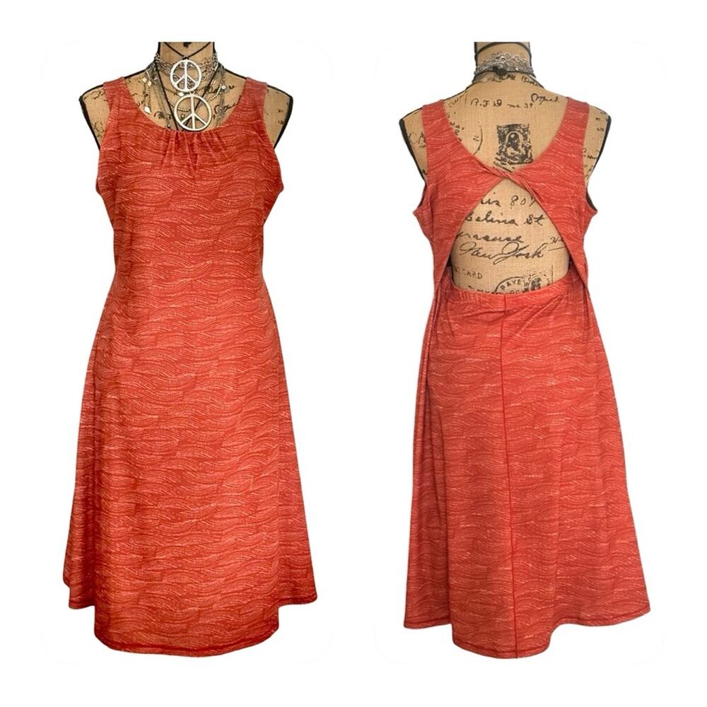 PRANA Women's Skypath Dress Scoop Neck slim fit dress with built-in bra SIZE XL - Picture 16 of 16